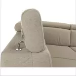 Kép 9/15 - Luxus kivitelű ülőgarnitúra, bézs/téglavörös, balos, MARIETA U