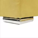 Kép 13/15 - Luxus kivitelű ülőgarnitúra, sárga/barna párnák, balos, MARIETA U