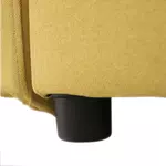 Kép 14/15 - Luxus kivitelű ülőgarnitúra, sárga/barna párnák, balos, MARIETA U
