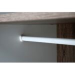 Kép 9/14 - Akasztós szekrény, fehér - extra magas fényű HG/trufla sonoma tölgy, LYNATET 20