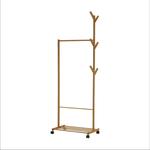 Kép 2/14 - Kerekes akasztó, bambus, 60 cm széles, VIKIR TYP 1
