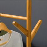 Kép 6/7 - Kerekes akasztó, bambus, 80 cm széles, VIKIR TYP 2