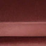 Kép 13/15 - Pad Art-deco stílusban, rózsaszín Velvet anyag/gold chróm-arany, NOBLIN