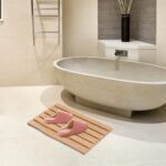 Kép 5/11 - Csúszásgátló szőnyeg a fürdőszobába, természetes lakkozott bambusz, KLERA