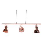 Kép 2/9 - Függőlámpa retro stílusban, fém, rose gold, AVIER TYP 4