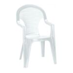 Kép 1/3 - Curver Bonaire műanyag kerti szék fehér