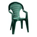 Kép 1/3 - Curver Bonaire műanyag kerti szék sötétzöld