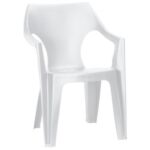 Kép 1/2 - Curver Dante alacsony támlás műanyag kerti szék fehér