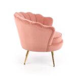 Kép 3/10 - Amorinito fotel világos rózsaszín / arany