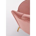 Kép 5/10 - Amorinito fotel világos rózsaszín / arany