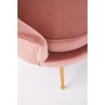 Kép 6/10 - Amorinito fotel világos rózsaszín / arany