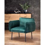 Kép 1/10 - BRASIL fotel sötétzöld/fekete