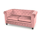 Kép 1/9 - ERIKSEN XL fotel rózsaszín / fekete