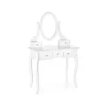 Kép 3/10 - SARA komód konzol székkel, fehér matt