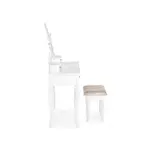 Kép 5/10 - SARA komód konzol székkel, fehér matt
