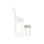 Kép 5/10 - SARA komód konzol székkel, fehér matt