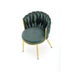 Kép 10/10 - K517 szék, sötétzöld / arany