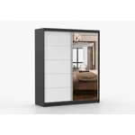 Kép 3/8 - Bella 03 Gardrób 183 cm | Fehér | Fehér tükörrel