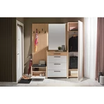 Kép 10/10 - SOLARIS mini komód 60 cm világos tölgy-grafit - 10. kép