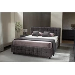 Kép 5/6 - RIO franciaágy ágyráccsal 140x200 téglavörös - 5. kép