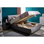 Kép 5/7 - SAMBA franciaágy ágyráccsal 180x200 bézs - 5. kép