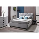 Kép 8/12 - CRISTAL franciaágy ágyráccsal 160x200 barna - 8. kép