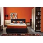 Kép 7/8 - KOSMO franciaágy ágyráccsal 160x200 szürke - 7. kép