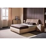 Kép 4/7 - BREMEN franciaágy ágyráccsal 180x200 szürke - 4. kép