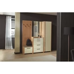 Kép 2/10 - SOLARIS 60 cm-es gardróbszekrény tölgy-krém - 2. kép