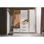 Kép 7/9 - SOLARIS fogas falpanel 60 cm sötét dió - 7. kép