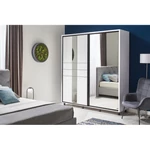 Kép 21/62 - Tolóajtós gardróbszekrény TORINO 2.0 m Bútorlap grafit - 21. kép