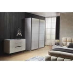 Kép 5/6 - SPACE gardrób 2.0 m szürke - 5. kép