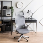 Kép 2/12 - Ergonomikus szürke forgószék