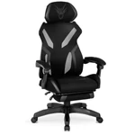Kép 1/12 - MAXIMO fekete forgó gamer szék