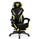 Kép 1/7 - MAXIMO Forgós Gamer Szék Fekete/Sárga