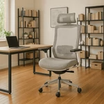 Kép 2/19 - Ergonomikus bézs forgószék