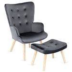 Kép 9/11 - Lábtartós loungeszék relaxáláshoz