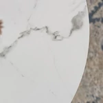 Kép 5/8 - Cliff Max asztal fehér márványlapással