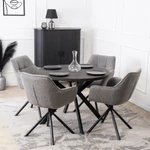 Kép 3/10 - Elegáns szürke boucle anyag