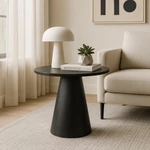 Kép 2/6 - CASSANDER fekete asztal elegáns design