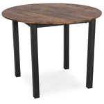 Kép 1/8 - TEO asztal 100 cm rusztikus tölgy/fekete