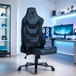 Kép 2/19 - APEX fekete forgó gamer szék