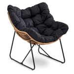 Kép 1/6 - FIN Lounge Fotel Fekete