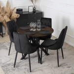 Kép 3/7 - Elegáns diós asztal nappalihoz