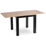 Kép 7/10 - Asztal MAX kinyitható 80-160 cm tölgy Artisan/Fekete
