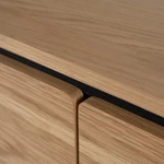 Kép 5/6 - Modern design  tölgy fa felület.  BECK Fiókos Komód Tölgy