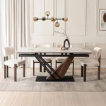 Kép 4/8 - Modern design diófa tömeggel