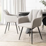 Kép 3/9 - Elegáns szürke boucle ülés