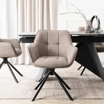 Kép 3/10 - Elegáns cappuccino színű kényelmes szék