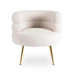 Kép 3/8 - Elegáns krémszínű fotel nappaliba